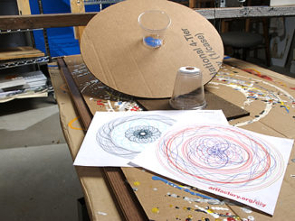 DIY turntable for marker art -